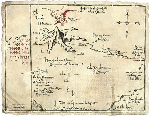 Hobbit Map
